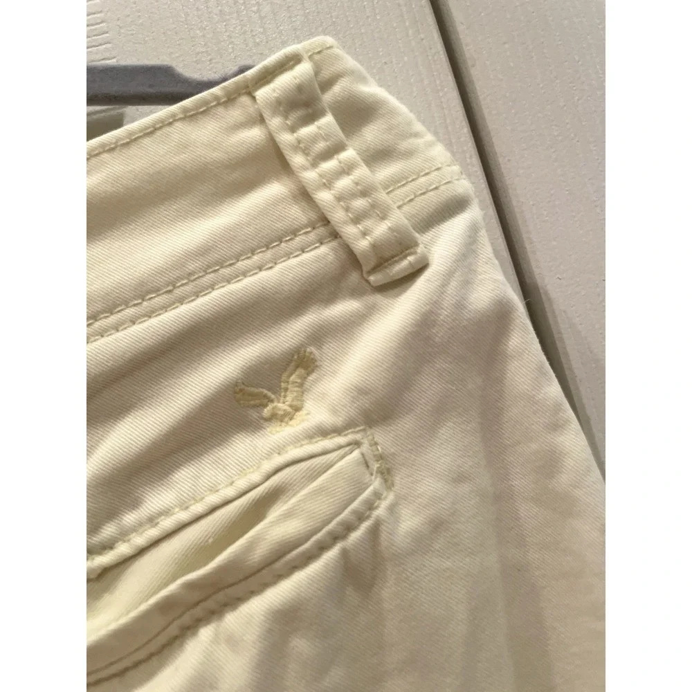 american eagle Y2K Men's LONGBOARD pale Yellow Shorts Size 30 Relaxed Fit AE